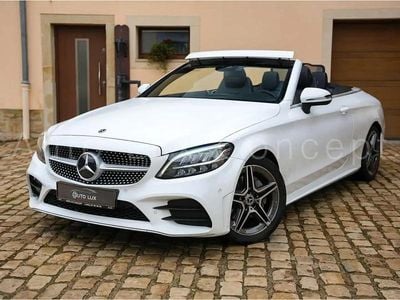 Blanc Occasion 2021 Mercedes C180 AMG line Cabriolet | 35 890 € (Bon prix)