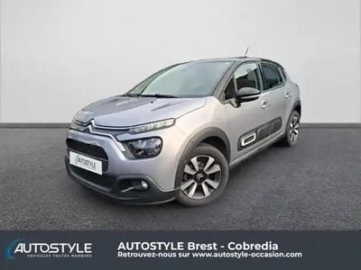 Gris platinium (m) noir onyx Occasion 2020 Citroën C3 Shine Berline | 12 480 € (Prix juste)