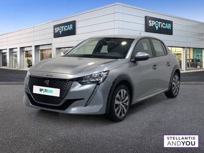Gris Occasion 2021 Peugeot e-208 Active Citadine | 14 189 € (Prix juste)