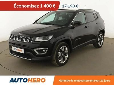Noir Occasion 2017 Jeep Compass Limited SUV | 15 790 € (Prix juste)