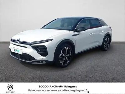 Blanc nacré (n) toit noir perla nera Occasion 2023 Citroën C5 X Shine Break | 24 980 € (Prix juste)