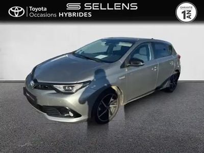 Occasion Toyota Auris Hybrid 136 ch (100 kW) 2018 Bi ton gris platine Berline