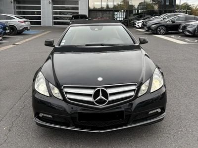 Noir Occasion 2010 Mercedes E350 Executive Cabriolet | 12 600 €