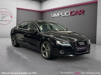 Noir Occasion 2009 Audi A5 Sportback Ambiente Citadine | 8 290 €