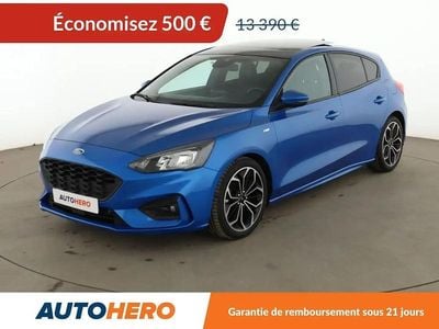 Bleu Occasion 2018 Ford Focus ST-Line Berline | 12 890 € (Prix juste)