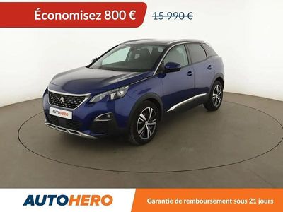 Bleu Occasion 2019 Peugeot 3008 Allure SUV | 15 190 € (Bon prix)