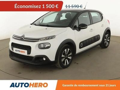 Blanc Occasion 2019 Citroën C3 Shine Citadine | 10 090 € (Bon prix)