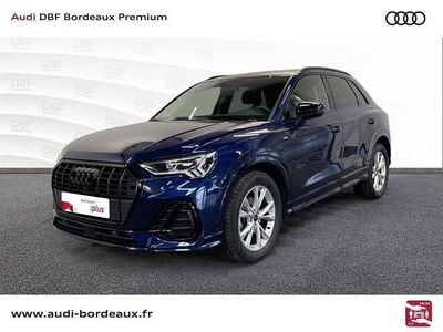 Bleu navarre métallisé Occasion 2025 Audi Q3 S-line plus SUV | 41 990 € (Prix juste)