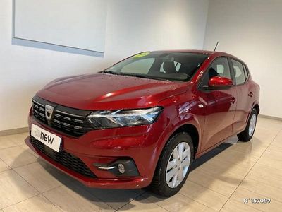 Rouge Occasion 2022 Dacia Sandero Comfort | 14 990 € (Prix assez cher)