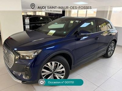 Occasion Audi Q4 e-tron Advanced 150 kW (204 ch) 2022 Bleu navarre métallisé SUV