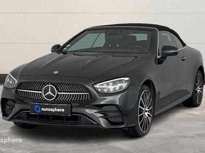 Noir Occasion 2022 Mercedes E220 AMG line Cabriolet | 44 799 € (Bon prix)