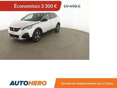 Blanc Occasion 2018 Peugeot 3008 GT-line SUV | 16 190 € (Prix juste)