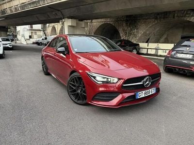 Rouge Occasion 2021 Mercedes CLA200 AMG line Berline | 26 990 € (Bon prix)