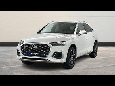 Blanc glacier métallisé Occasion 2021 Audi Q5 S-Line SUV | 47 499 € (Prix cher)
