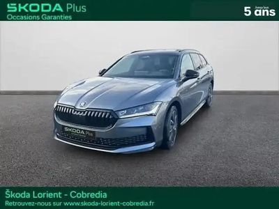 Nouvelle Skoda Superb SportLine 2025 Gris graphite métallisée Break