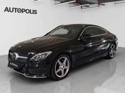 Noir Occasion 2016 Mercedes C220 Coupé | 28 990 € (Prix assez cher)