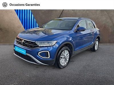 Bleu ravenna métallisée Occasion 2023 VW T-Roc Life SUV | 22 900 € (Prix juste)