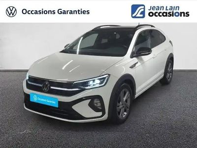 Blanc pur toit noir uni Occasion 2024 VW Taigo SUV | 23 790 € (Prix juste)