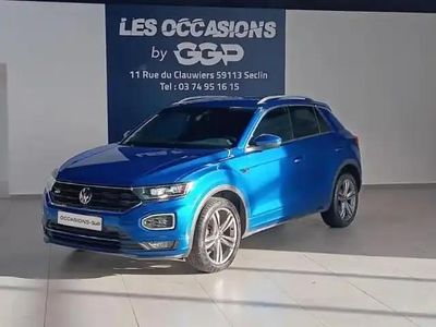 Bleu fonce Occasion 2020 VW T-Roc R-line SUV | 22 799 € (Prix juste)