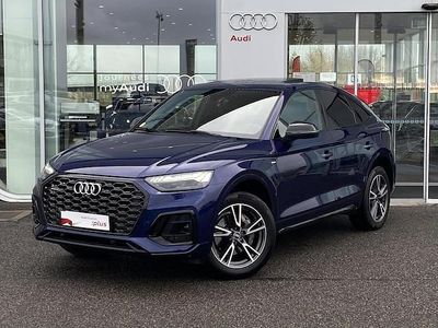 Bleu navarre métallisé Occasion 2023 Audi Q5 Sportback S-Line SUV | 44 750 € (Prix juste)