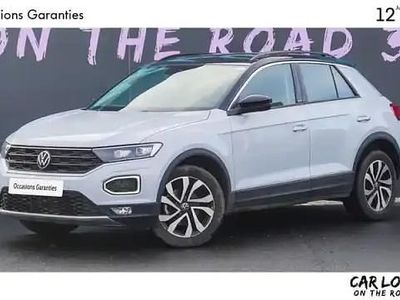 White silver metal toit noir uni Occasion 2022 VW T-Roc SUV | 20 690 € (Bon prix)