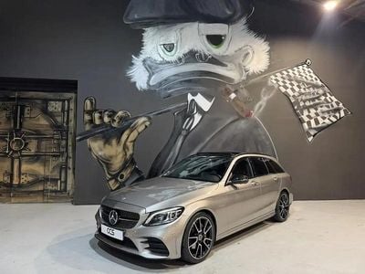 Gris Occasion 2020 Mercedes C220 AMG line Break | 30 990 € (Bon prix)