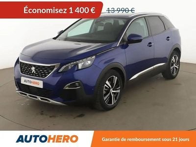 Bleu Occasion 2018 Peugeot 3008 Allure SUV | 12 590 € (Bon prix)