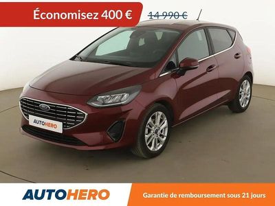 Rouge Occasion 2022 Ford Fiesta Titanium Citadine | 14 590 € (Super prix)