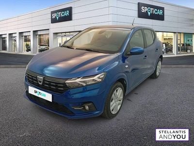 Bleu Occasion 2021 Dacia Sandero Comfort Citadine | 11 489 € (Bon prix)