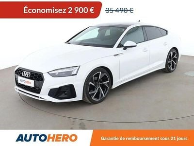 Occasion Audi A5 S-Line 163 ch (119 kW) 2021 Blanc Berline