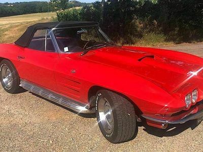 Occasion Chevrolet Corvette Stingray 350 ch (257 kW) 1963 Rouge Cabriolet