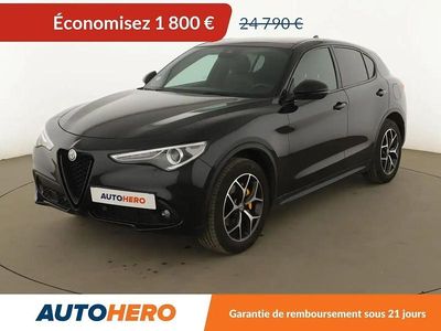 Noir Occasion 2017 Alfa Romeo Stelvio Super SUV | 22 990 € (Prix cher)