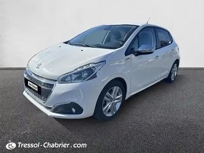 Blanc Occasion 2019 Peugeot 208 Signature Sky Citadine | 9 299 € (Prix juste)