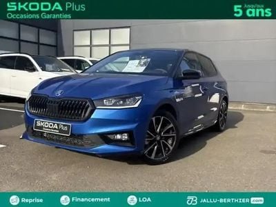 Occasion Skoda Fabia Monte Carlo 116 ch (85 kW) 2024 Bleu Berline