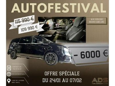 Noir Occasion 2024 Mercedes V300 AMG line Monospace | 109 990 €