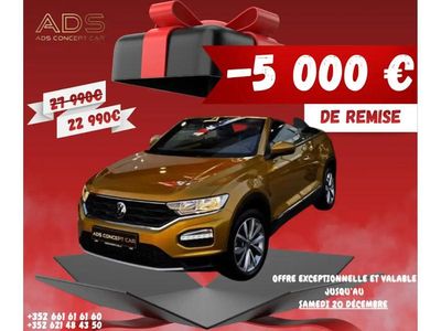 Jaune Occasion 2021 VW T-Roc Cabriolet Style Cabriolet | 22 990 € (Super prix)