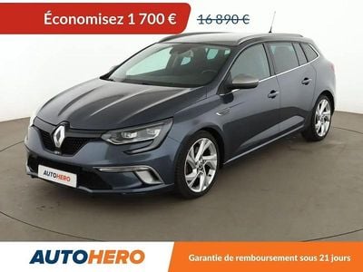 Gris Occasion 2017 Renault Mégane GrandTour GT Break | 15 190 € (Prix juste)