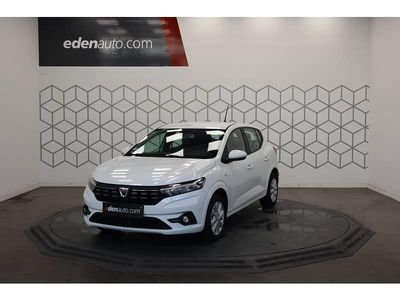Occasion Dacia Sandero Comfort 101 ch (74 kW) 2022 Blanc Citadine