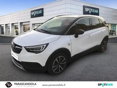 Blanc glacier/toit noir diamant Occasion 2019 Opel Crossland X Design Edition SUV | 11 990 € (Prix juste)