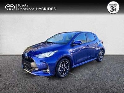 Bleu kyanite (m) Occasion 2022 Toyota Yaris Hybrid Design Berline | 20 390 € (Prix juste)