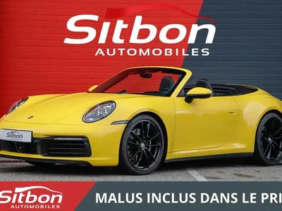 occasion Porsche 911 Carrera S Cabriolet 911 992 Jaune Racing 3.0 450 PDK |