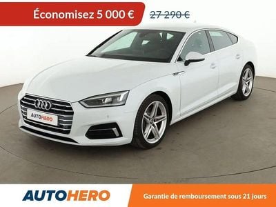 Occasion Audi A5 S-Line 150 ch (110 kW) 2018 Blanc Coupé