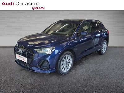 Bleu navarre métallisé Occasion 2024 Audi Q3 S-Line SUV | 40 490 € (Prix juste)