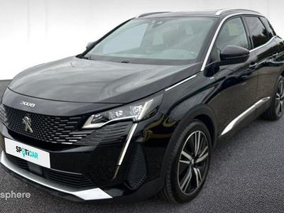 Noir Occasion 2022 Peugeot 3008 GT SUV | 24 990 € (Prix assez cher)