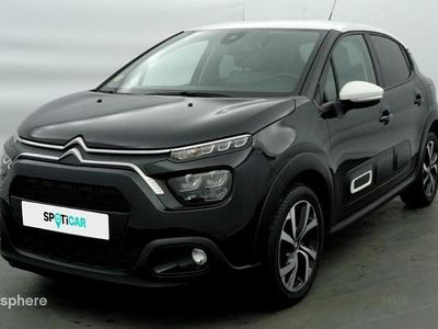 Noir Occasion 2022 Citroën C3 Shine Citadine | 13 979 € (Prix juste)