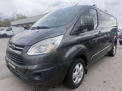 Gris Occasion 2017 Ford Transit Custom Limited Van | 13 990 € (Prix juste)