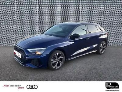 Bleu navarre metallise Occasion 2024 Audi A3 Sportback S-Line Citadine | 39 900 €