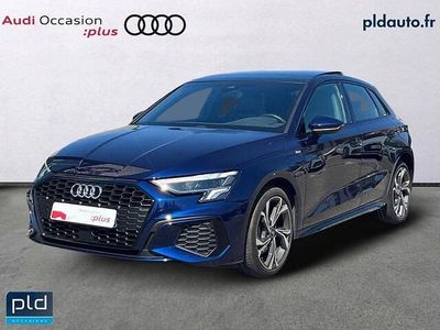 Occasion Audi A3 Sportback e-tron S-Line 150 ch (110 kW) 2024 Bleu navarre métallisé Citadine