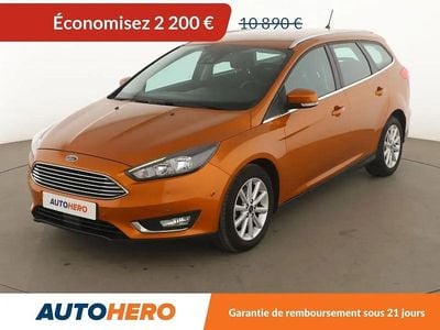 Orange Occasion 2017 Ford Focus Titanium Break | 8 690 € (Super prix)