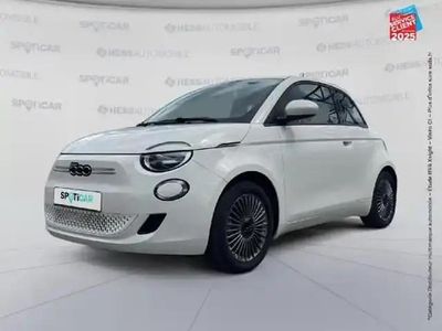 Blanc Occasion 2020 Fiat 500e Berline | 16 999 € (Prix assez cher)